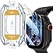 EGV 3 Stück Schutzfolie für Apple Watch Ultra 3/Ultra 2/Ultra 49 mm Panzer Schutz Glas, 9H Displayschutz Folie mit Auto-Ausrichtungskit kratzfest Wasserdicht Blasenfrei Schutzglas, Hochauflösend