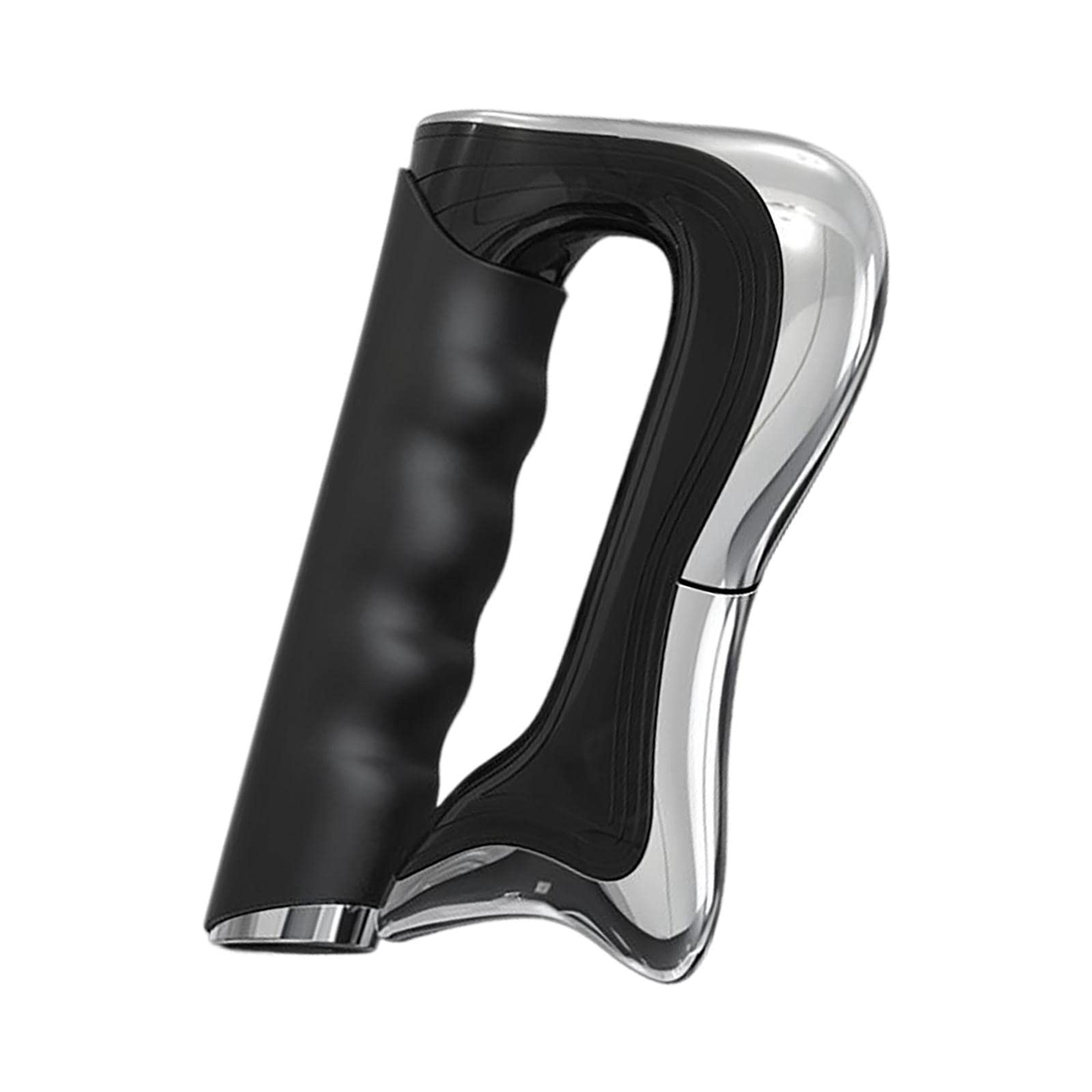 Massaggiatore per Fascia Elettrica Piastra per Rilassamento Muscolare Riscaldamento Vibrazione Raschietto Ricaricabile USB per Massaggiatore per Il Co, Nero