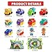 ALASOU 12 PCS Soft Rubber Car Toys for 1 Year Old Boy with Playmat/Storage Bag|Baby Toys 1 Year Old Boy Gifts Easter Basket Stuffers for Toddler Toys 1-2|1st Birthday Gift for Infant 12 18 Months