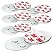 Produktbild SHD Klebepads Magnetische Rauchmelder-Halterung für Mini-Feuermelder, 3M Selbst-Klebepads mit Magnethalterung, Ø 50mm, Sichere, Schnelle & Einfache Montage, Kein Bohren, Keine Schrauben, 20er-Set