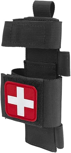 Soporte táctico para torniquete 1000D Molle Trauma Medcial Shears Holster TQ bolsa con tijeras pluma