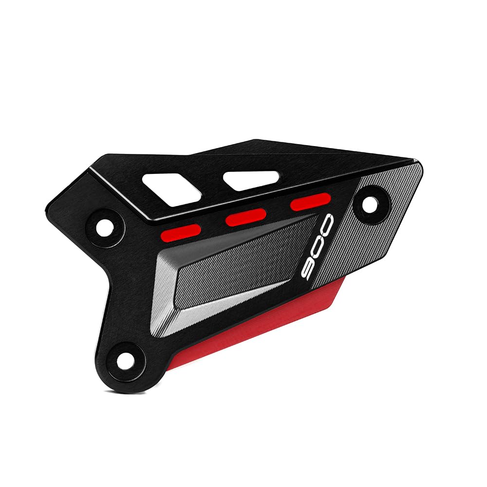 Modeer para Z900 2018-2025 Z900SE 2022-2025 Motocicleta CNC Reposapiés Protector de pedal Estribera Placas de talón Cubierta de protección z 900 se Accesorios (negro-rojo)