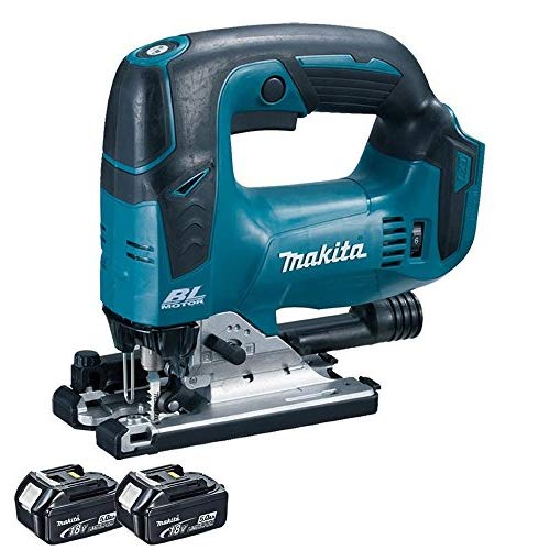 Makita DJV182Z 18V LXT Li-on Brushless Jigsaw with 2 x 5.0Ah Batteries BL1850