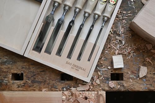 Kirschen 4000815312 1101000 6-Piece Chisel Set In Wood Box thumb #8