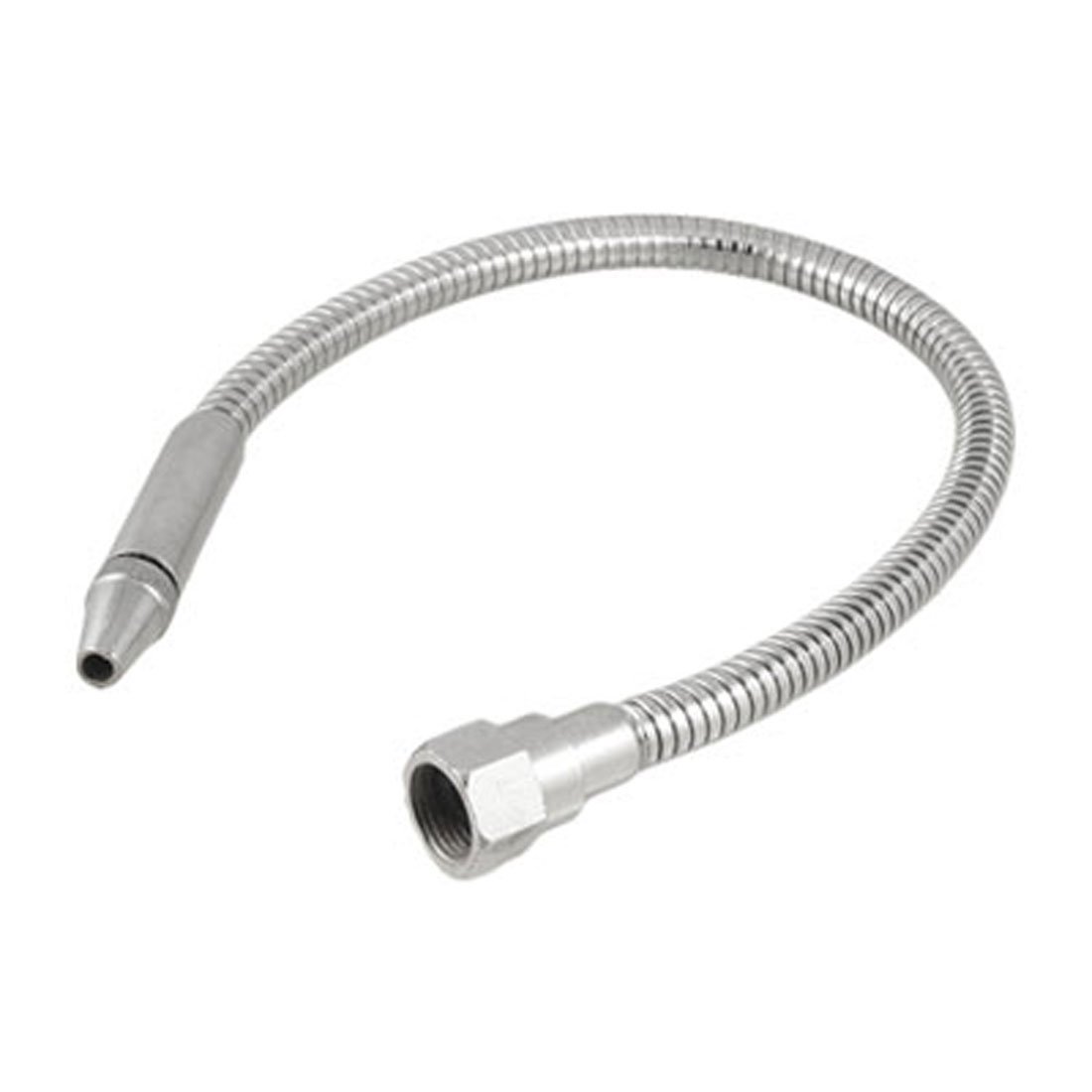 Uxcell Silver Sourcingmap 1/2Bsp Thread 15/64" Round Nozzle Metal Coolant Oil Hose For Lathe