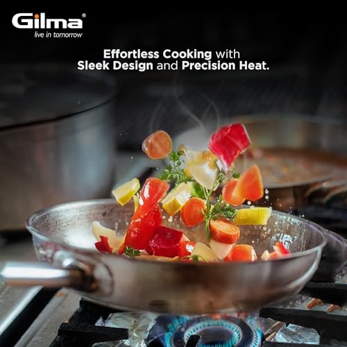 Image of Gilma Rio 4 Burner Gas Stove | Jumbo Brass Burner | 6mm Toughened Glass Top | Powder Coated Body | Vitreous Enamel Pan Supports | Gloss Black | Manual Ignition | 2 Years Warranty By Gilma