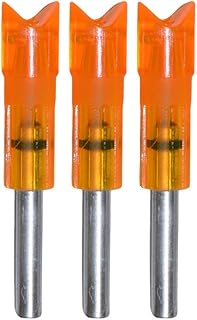 Lumenok Easton Carbon Crescent Bolt End (3-Pack), Red