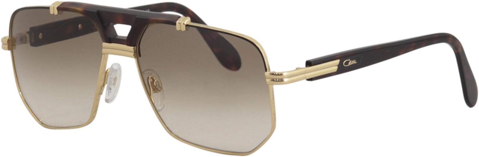 Cazal Legends Men's 990 003SG Brown Havana/Gold Retro Pilot Sunglasses 59mm