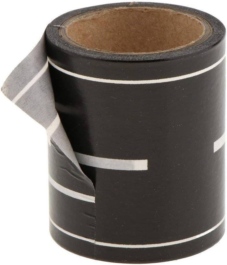 Black Highway Road Play Tape Sticker for Car Track Removable Very PracticalPapeterie and StickersDesktop Ornament,Arts and Crafts