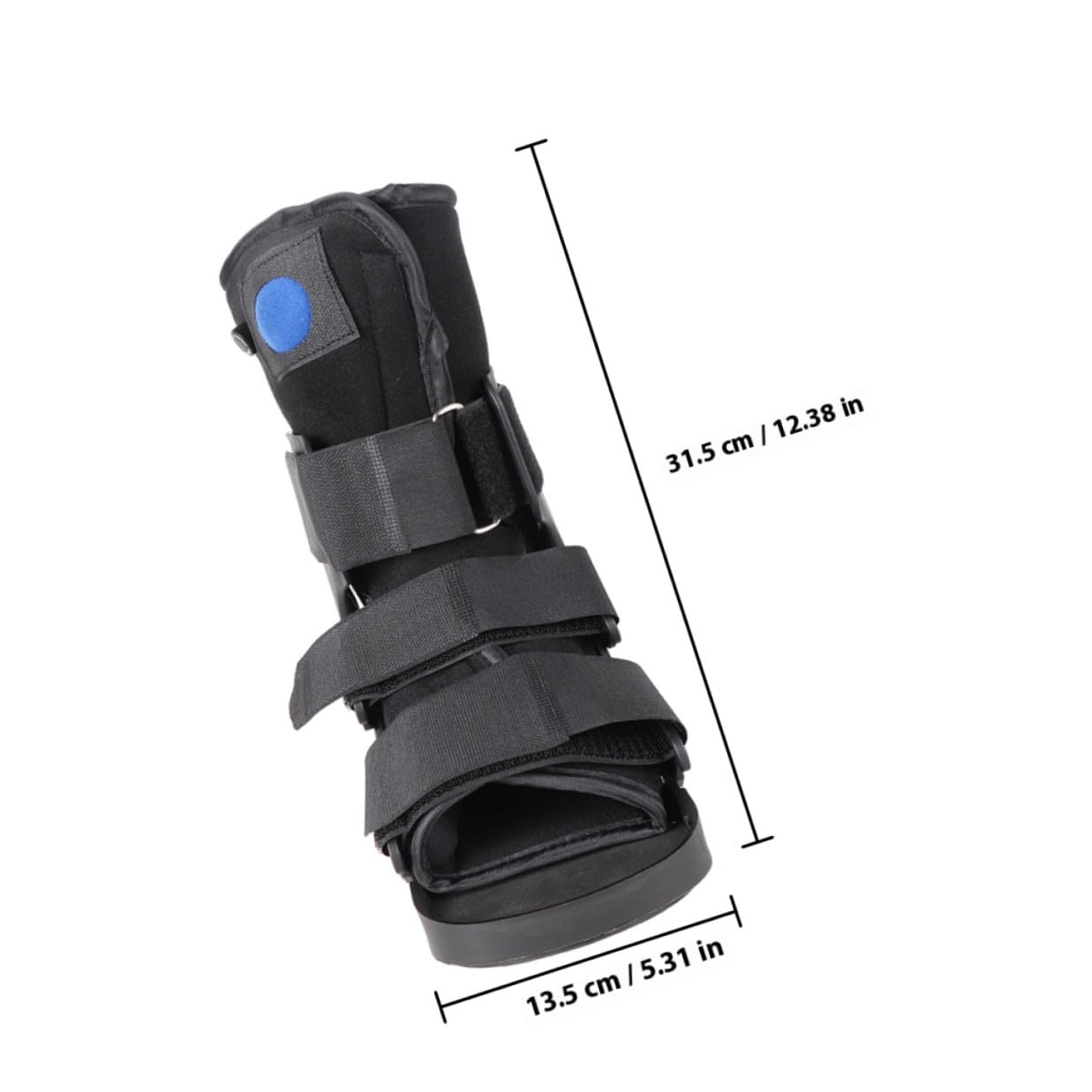 Veemoon Ankle Boot Brace for Injured Foot, Low-top Sprain Rehabilitation Shoe, Foot Brace Support for Post-surgery in Adults