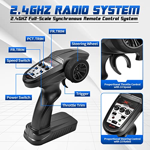 Hosim Brushless Rc Cars, 1:10 68+ Kmh High Speed Remote Control Car For Adults Boys, 4X4 All Terrains Waterproof Off Road Hobby Grade Large Fast Racing Buggy Toy Gift Monster Trucks #TOP6