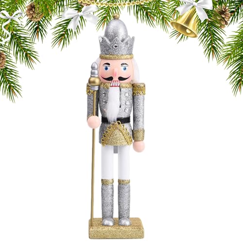 Casse-noisette en bois 30cm pour table de Noël