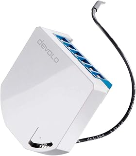 devolo Smart Home, Home Control Dimmer Unterputz, Z-Wave Dimmer Schalter, Lichtschalter Unterputz, Hausautomation, Haussteuerung per App, weiß