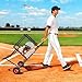 Sports Baseball Cart with Wheels Large Softball Caddy Ball Holder Holds up 300 Baseballs or 150 Softballs 9