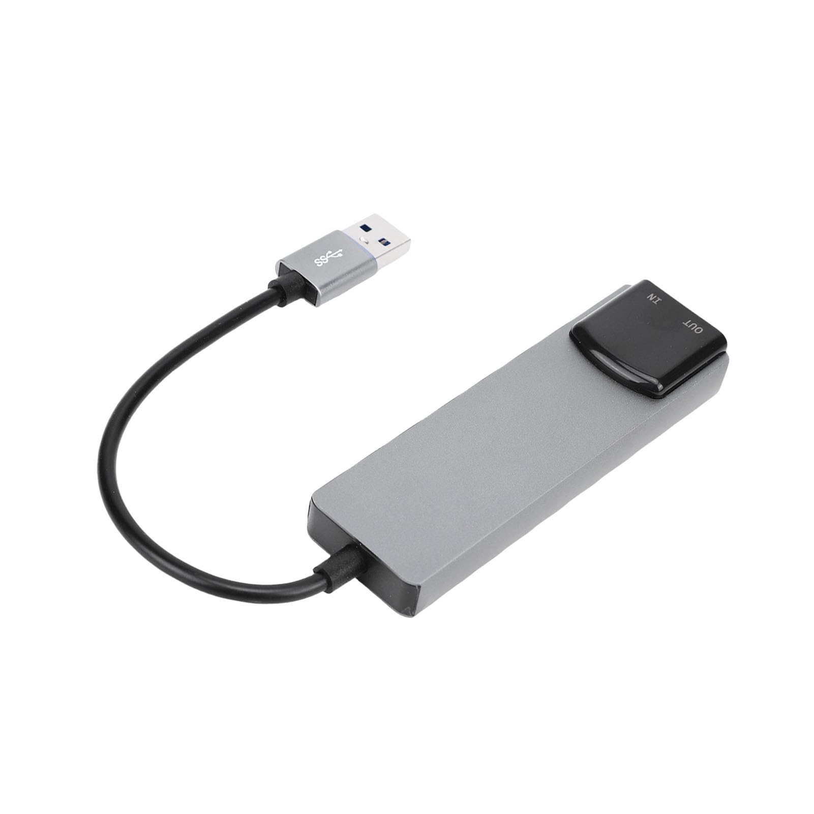 Karta Dźwiękowa USB 7.1, Adapter USB 7.1, Zewnętrzna Karta Dźwiękowa do Laptopa PC z Wyjściem Cyfrowym SPDIF i Obudowa ze Stopu Aluminium