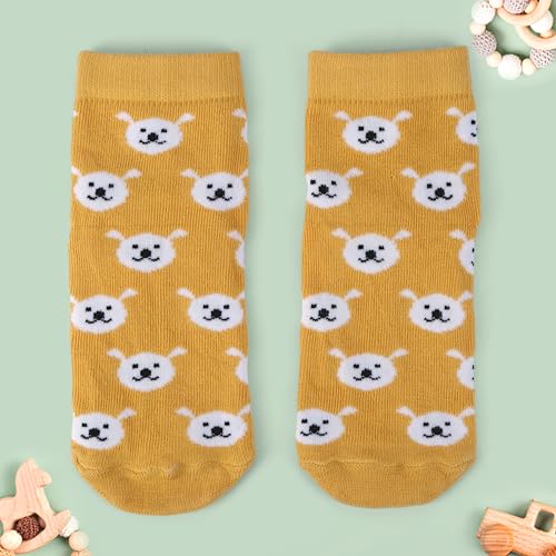 Image of Kid's Socks for Boys and Girls - Made with Soft & Breathable Cotton with Antibacterial Wash, Pack Of 5, Suitable for all day long use