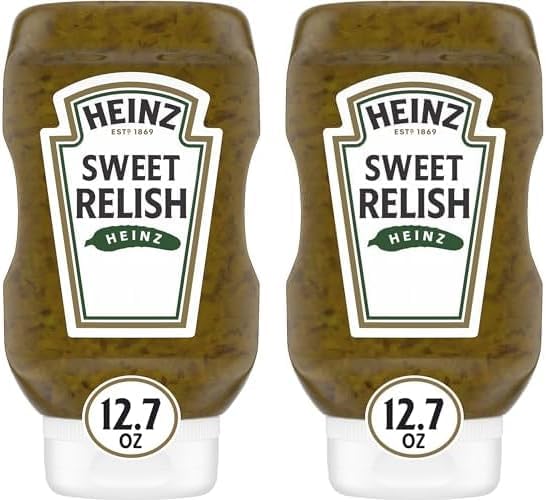 Heinz Sweet Relish (12.7 fl oz Bottle) (Pack of 2)
