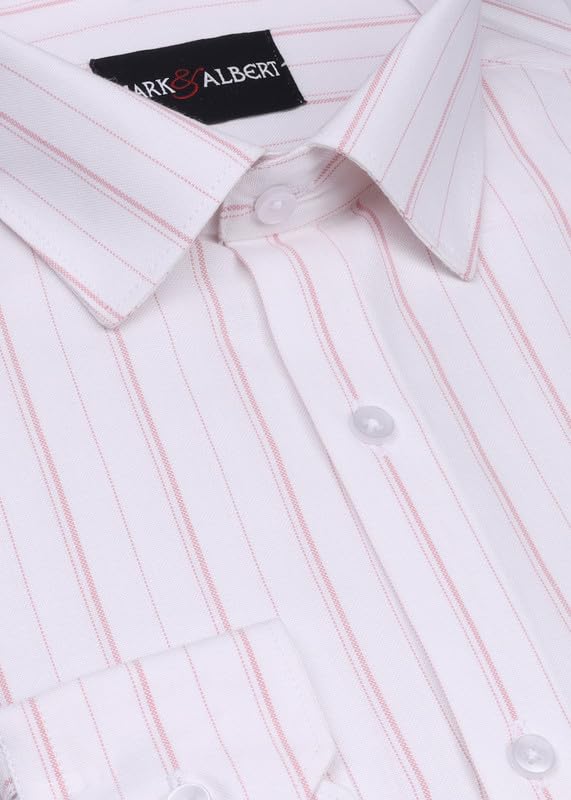 Image of Men's Striped Cotton Formal Shirt
