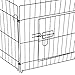 PawHut Parque Perros Jaula Plegable Mascotas Cerca Entrenamiento Cachorros 8 Vallas (71x61cm)