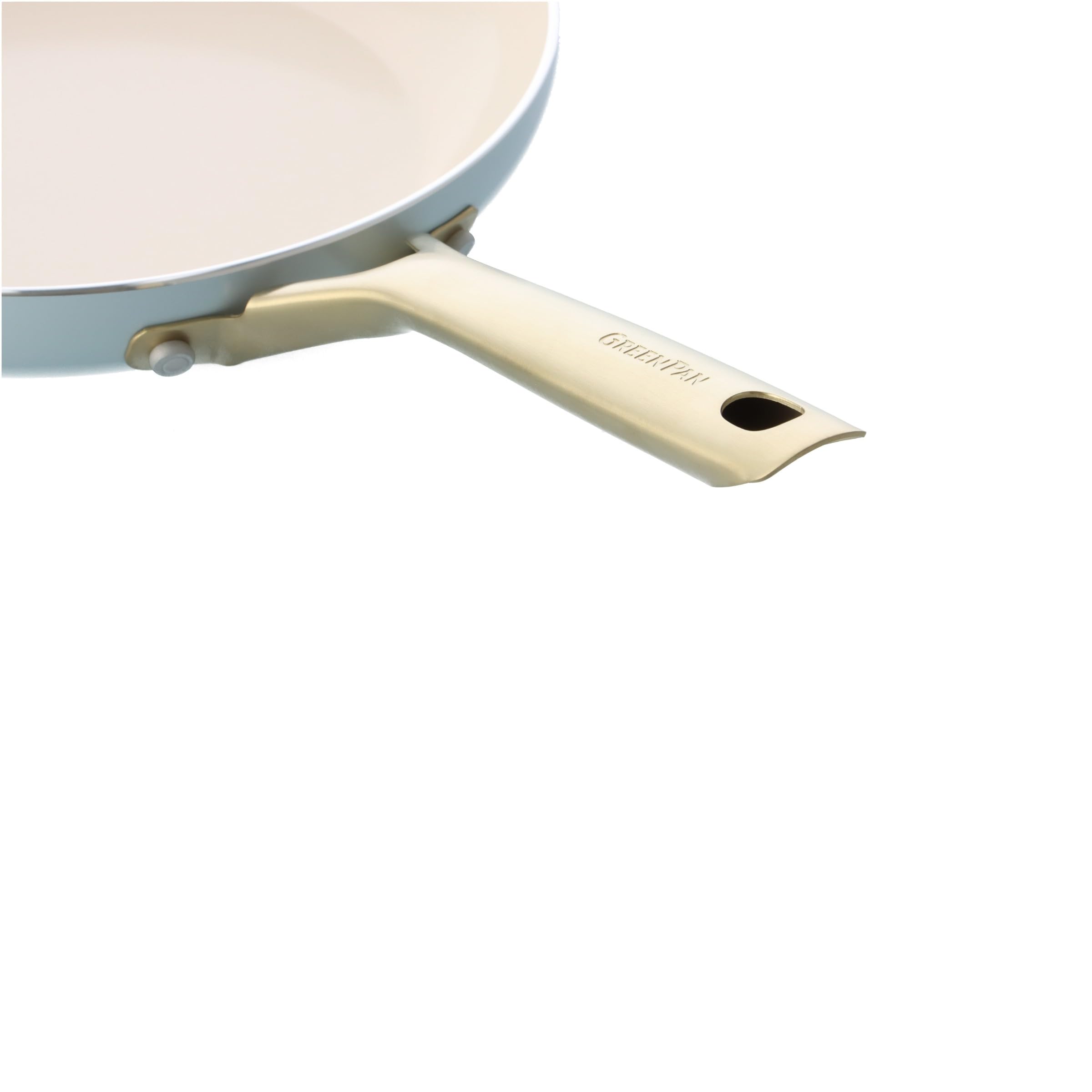 GreenPan Shades Set 3 Padelle Ceramica Antiaderente, Ø 20/24/28 cm, Senza PFAS, Alluminio Riciclato, Compatibile Induzione, Adatte al Forno 220 °C, Lavastoviglie, Coastal