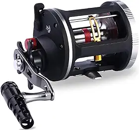 MARURI, CARRETILHA DE PESCA REELSKING TA 5000-15 ROLAMENTOS - DRAG:32KG - PESCA PESADA - MARINIZADA LADO DA MANIVELA:DIREITO