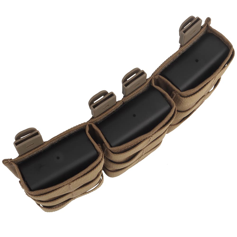 MOLLE Magazintasche Für 7,62mm Magazine – Dreifach, Mit Schnellverschluss, Taktisches Nylon