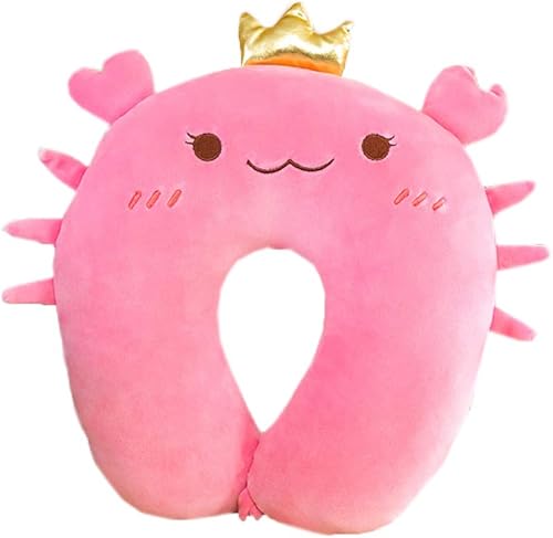 Miniatura 6 de Bonita almohada portátil en forma de U para el cuello en U para oficina y viajes, para adultos, para oficina, hogar y siesta de avión (cerdo, 12.6 x