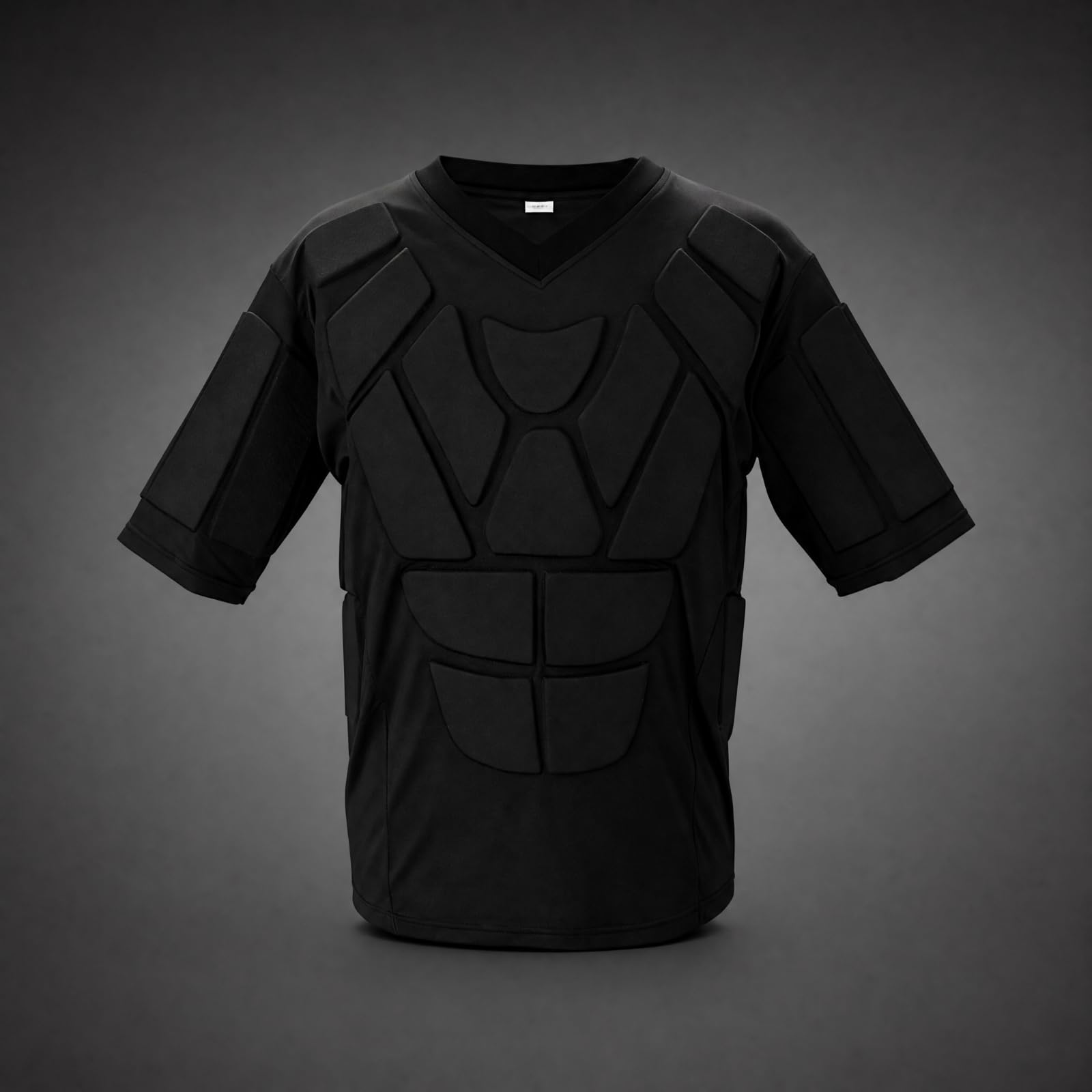Maglia a Maniche Corte con Imbottitura EVmbottito Maglia Protettiva a Maniche Corte Antiurto Equipaggiamento Protettivo per Giocri Attivi, XL