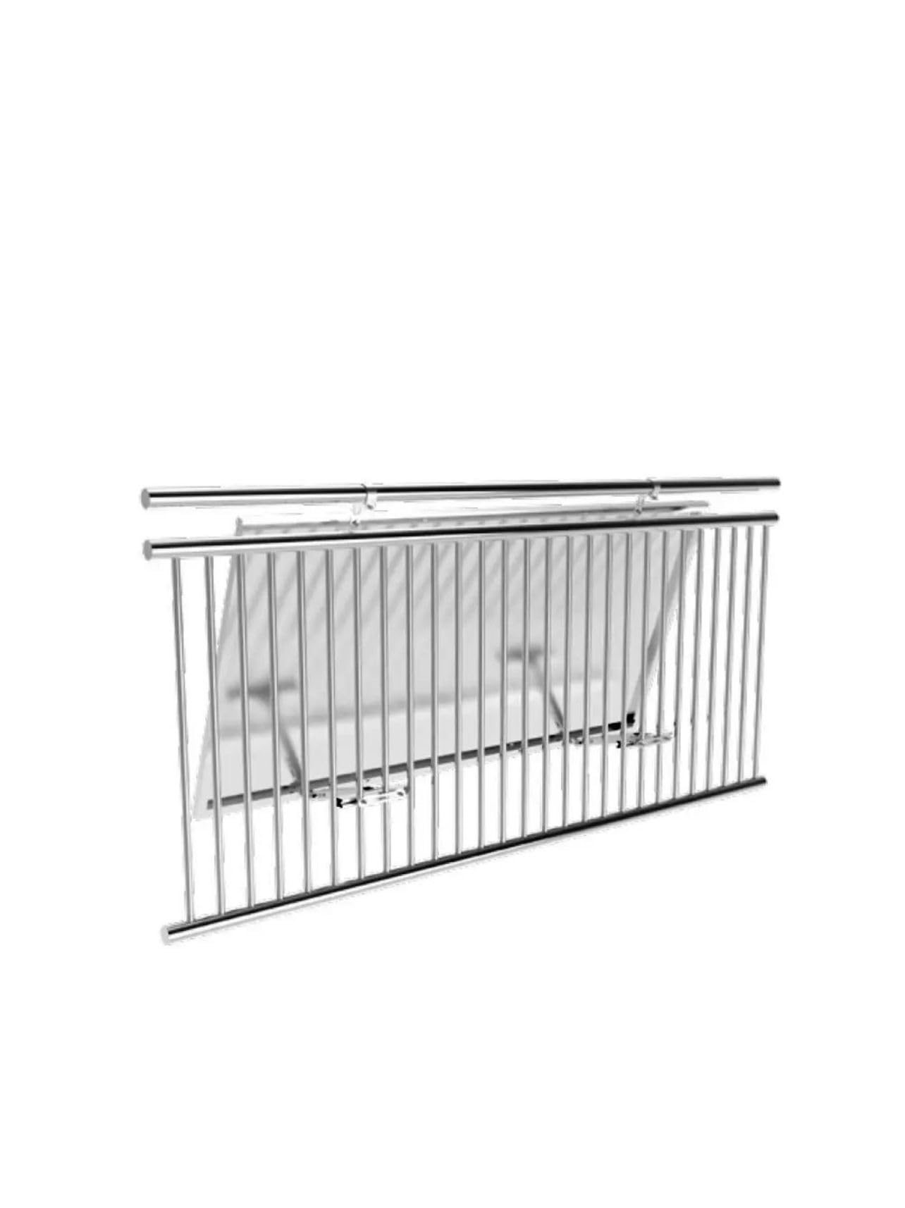 Generico Kit Fotovoltaico per Balcone da 820W, 4.19% di Efficienza, Grigio Argento, con Funzione WLAN e Inverter Micro da 800W, Include Staffa e Cavi da 10m e 3m, Facile Installazione