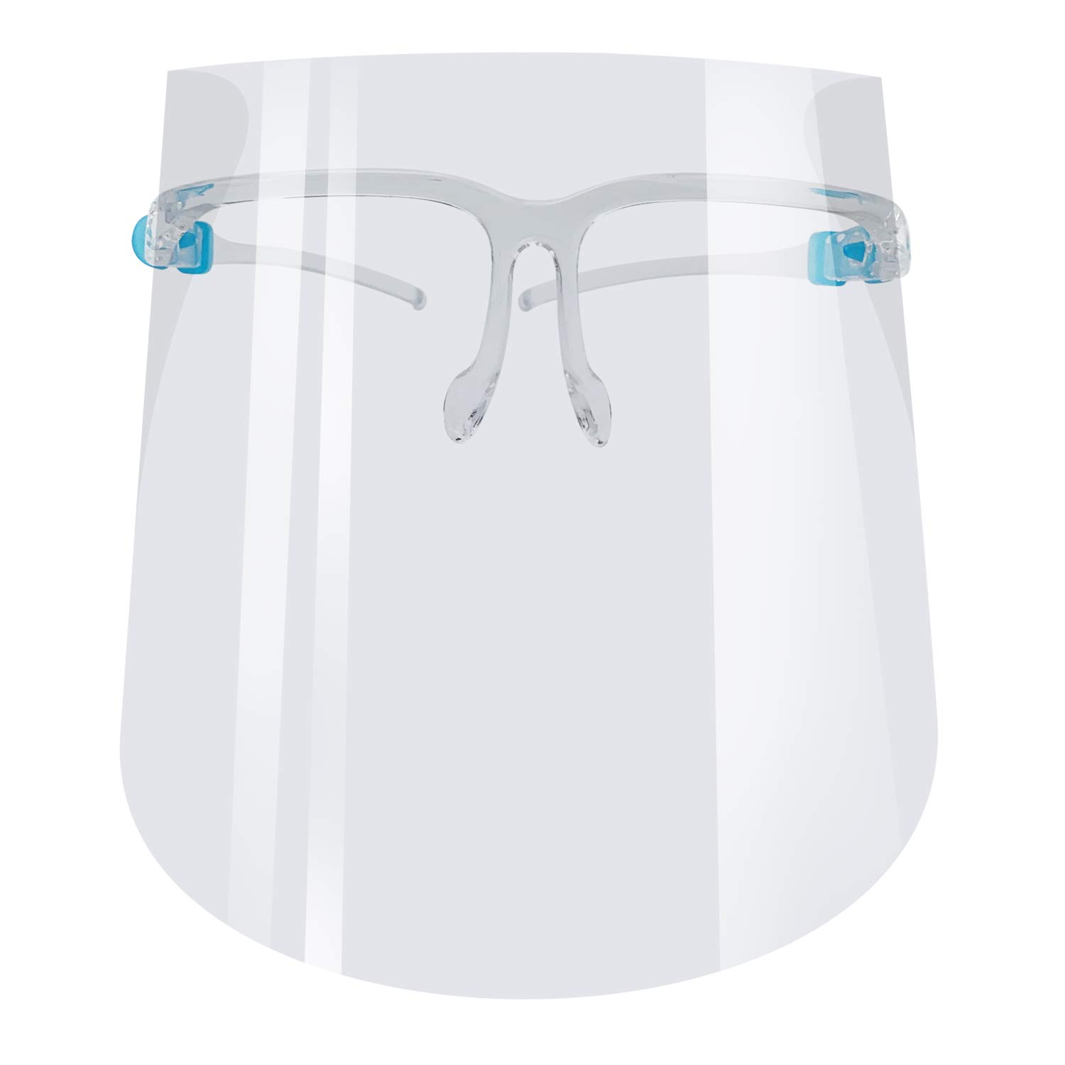 Multi-Purpose Face Shields - Protective Safety Face Shield Anti-Pollution Clear, Reusable Safety Face Shield Full Face Isolation Shield Anti-Saliva