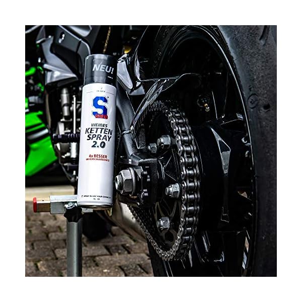 Dr. Wack - S100 Weißes Kettenspray 2.0 400 ml I Premium Motorrad-Kettenöl für noch weniger Reibung & Verschleiß & S100… – Bild 8