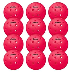 Franklin Sports X-40 Outdoor Pickleballs – USA Pickleball (USAPA) Approved Pickleball Balls – Official US Open Ball