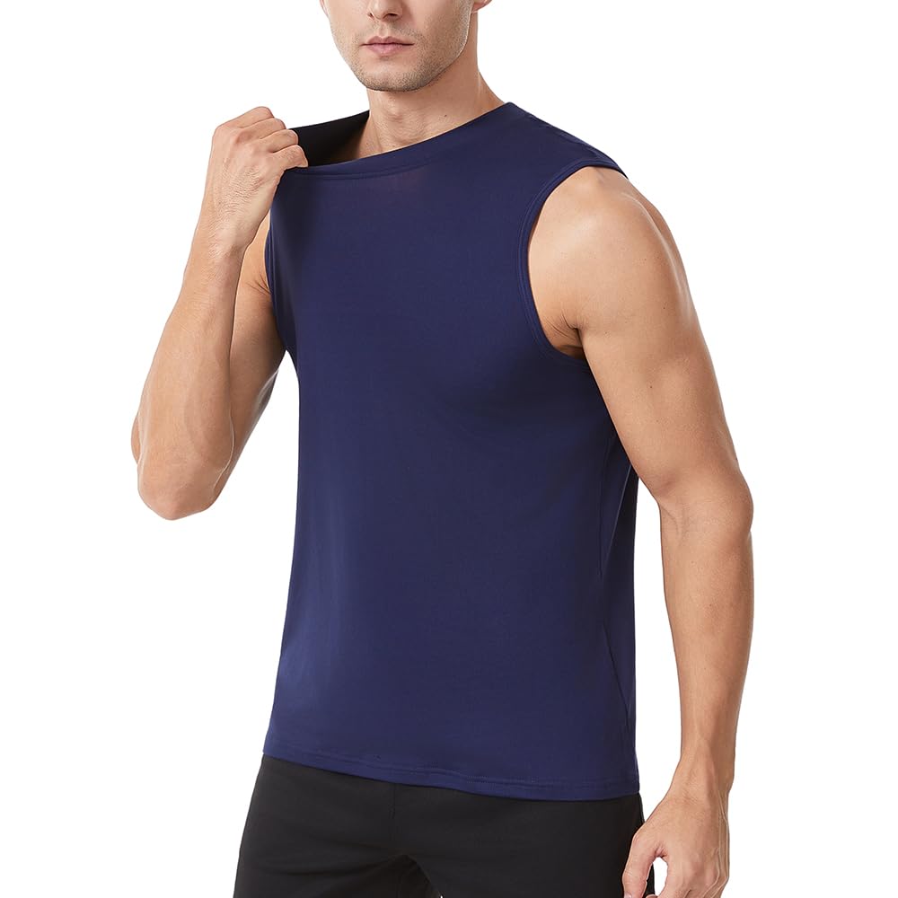 Camisetas sin Mangas para Gimnasio para Hombre, para Entrenamiento, Correr, Entrenamiento Muscular atlético, Culturismo