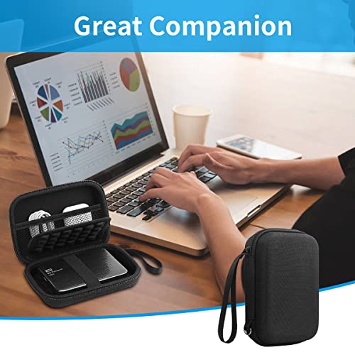 Hesplus Shockproof External Hard Drive Case For Western Digital Wd My Passport Ultra Wd Elements Seagate Backup Plus Slim Expansion 1Tb 2Tb 3Tb 4Tb 5Tb Usb 3.0 2.5 Inch Hdd(Black) #TOP5