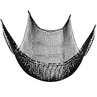 Jalunth Kletternetz Spielplatz Kinder Schaukel Klettergerüst DoppelSchichten Netz Zubehör Outdoor Indoor Spiele Turnwand Kletterwand Klettergerüst Sicherheitsnetz Spielzeug Garten Kinderzimmer