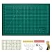 Produktbild A3 Schneidematte Set (45cm x 30cm), Selbstheilende Schneideunterlage, Doppelseitig Rastern, Rollschneider, 5 x Ersatzklinge, 20 x Befestigungsclip, 40 x Quiltnadel und ein Lineal