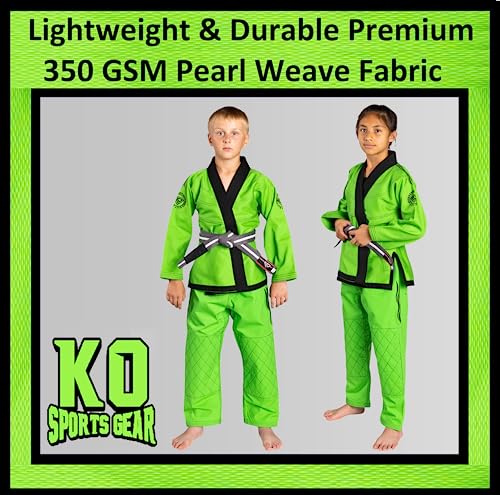 Ko Sports Gear Kids Gi Uniform Set, Bjj Jiu Jitsu Gi thumb #1