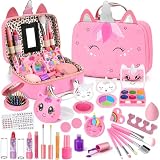 Heaning Real Kids Makeup Girl Toys - Safe / Non-Toxic / Washable