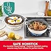 Dash Stacks Stacking Cookware Set with Electric Burner - Features CleanCoating™ Ceramic Nonstick Coating - Versatile, Nestable Pieces - Convenient Storage - Cream, 8-Piece #4