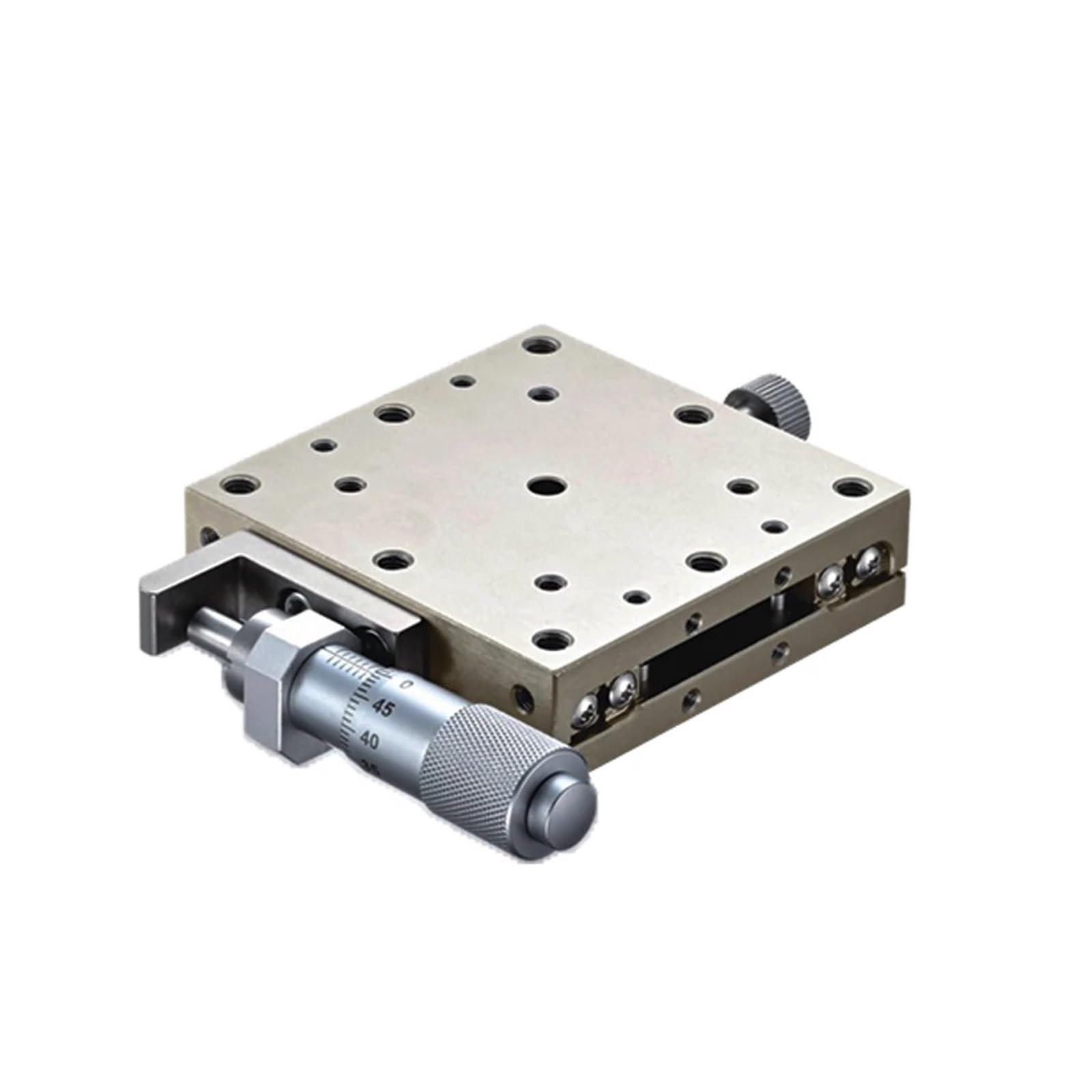 IGNVXMGKP X Axis LBX60-L Translation Optical Sliding Table 60 * 60mm Stainless Steel Manual Displacement Linear Stage(LBX60-L)