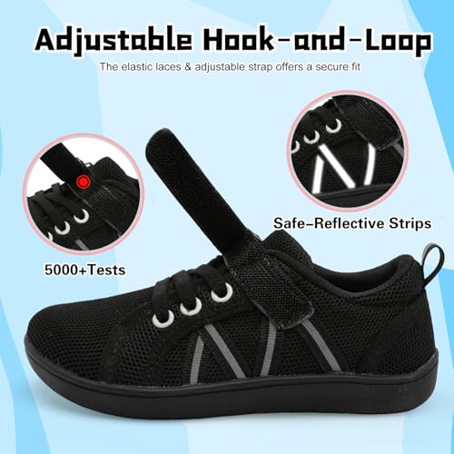 JOINFREE Toddler Shoes Boys Girls Wide Barefoot Shoes Little Kids Minimalist Sneakers Zero Drop Casual Walking Shoes Breathable Tennis Shoes Indoor Outdoor3