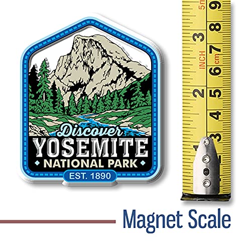 Imán Yosemite National Park vintage 2.6 x 3.1 pulgadas miniatura 2