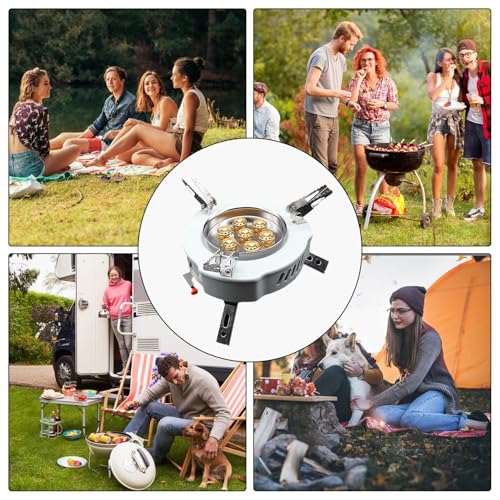 Brûleur de camping en métal stable pour stopper les pannes de cuisson