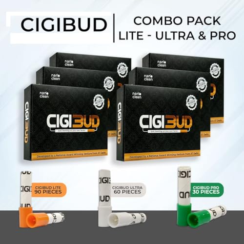 Image of Filters|Nanoclean Technology Anti Smoking Filters To Quit Smoking|Stoptar Smoking Filters|Safety Filters To Quit Smoking|Tar Reduction Filters - Multi Color - Pack Of 12 - 360 Filters