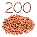 1/35 Scale 200 PCS Mini Bricks Tiny Bricks for Landscaping Red Miniature Bricks Model Brick Wall Small Bricks for Crafts Realistic Fake Bricks Mini Blocks for Dollhouse Mini Garden Accessories