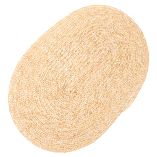 Vintage Straw Woven Bonnet Sun Hat for Beach Outdoor Activities Versatile Head Decoration present for3