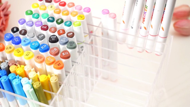 Amazon.com : MotiMind Acrylic Marker Organizer for 126 Marker