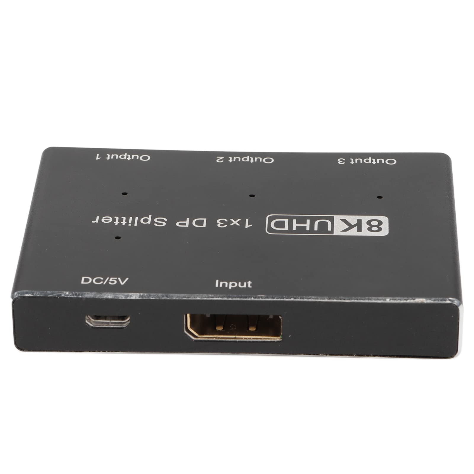 Bediffer Rozdzielacz DisplayPort 1x3, Obsługa 8K, Wyjątkowo Cienki
