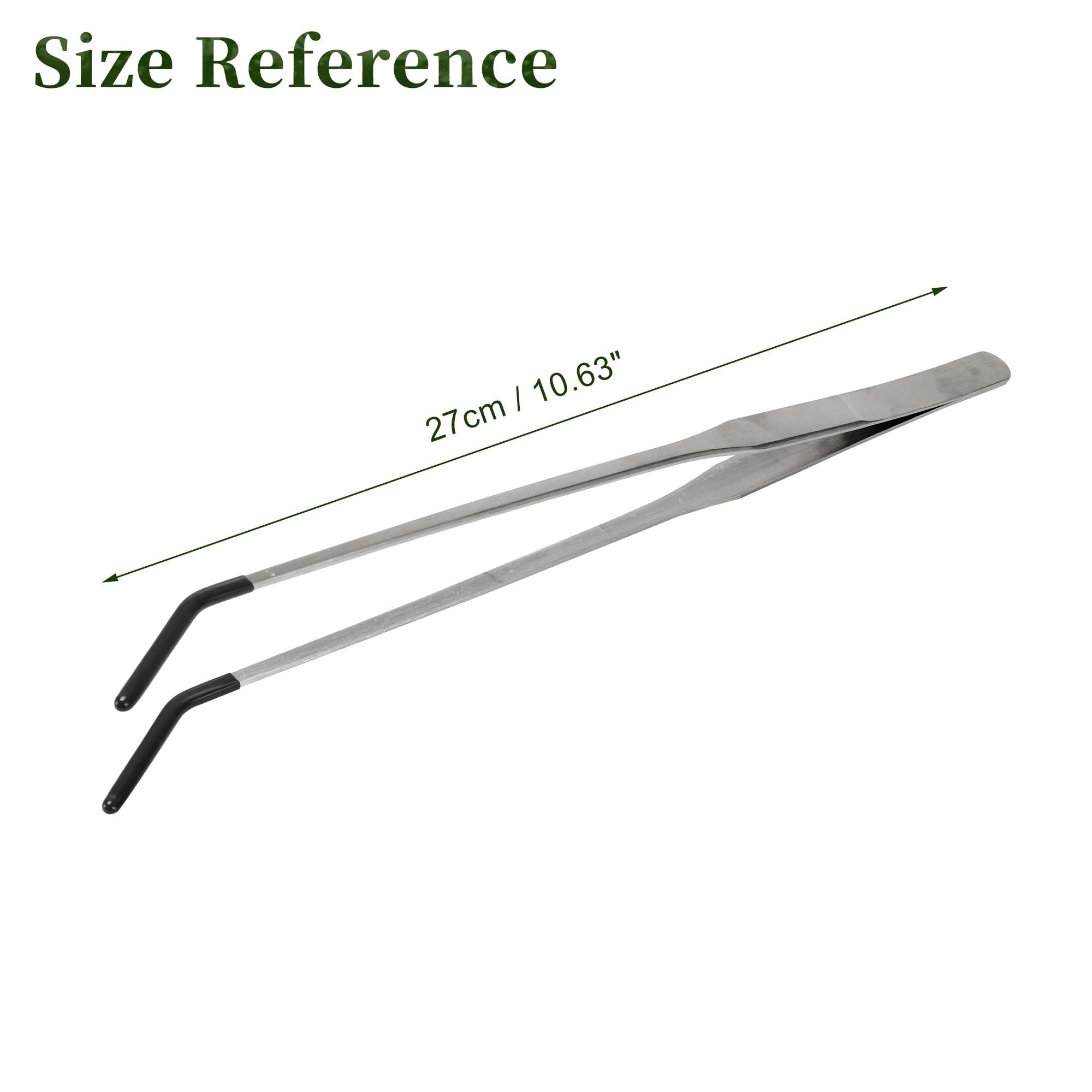 CAPASTEC Reptile Feeding Tongs, Stainless Steel Lizard Feeding Tongs - Image 2