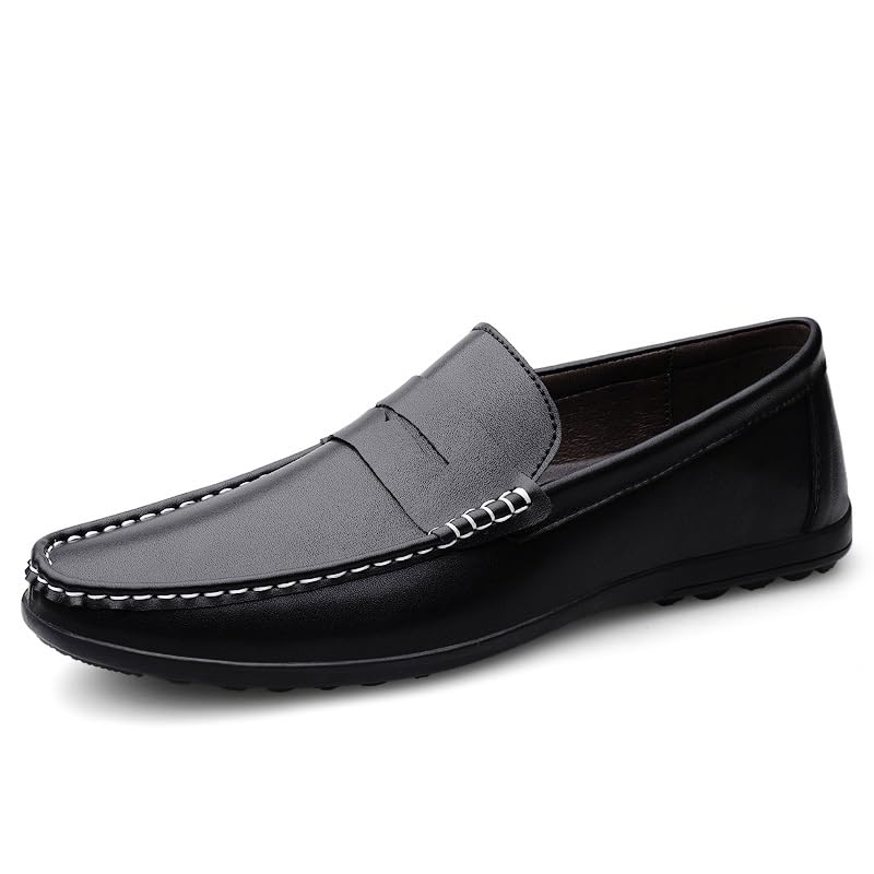 Men's Loafers Shoes Penny Loafer Shoe Apron Toe PU Leather Anti-Slip Slip Resistant Flexible Outdoor Walking Slip-ons2